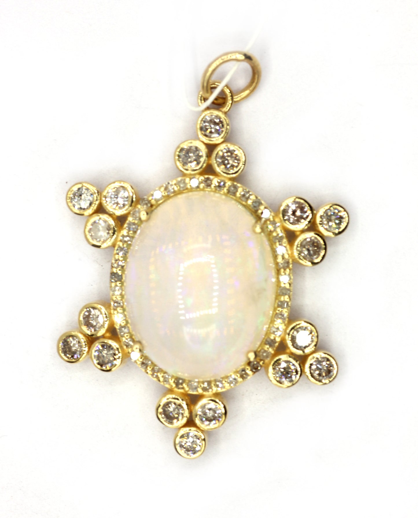 14k Solid Gold Diamond Pendants