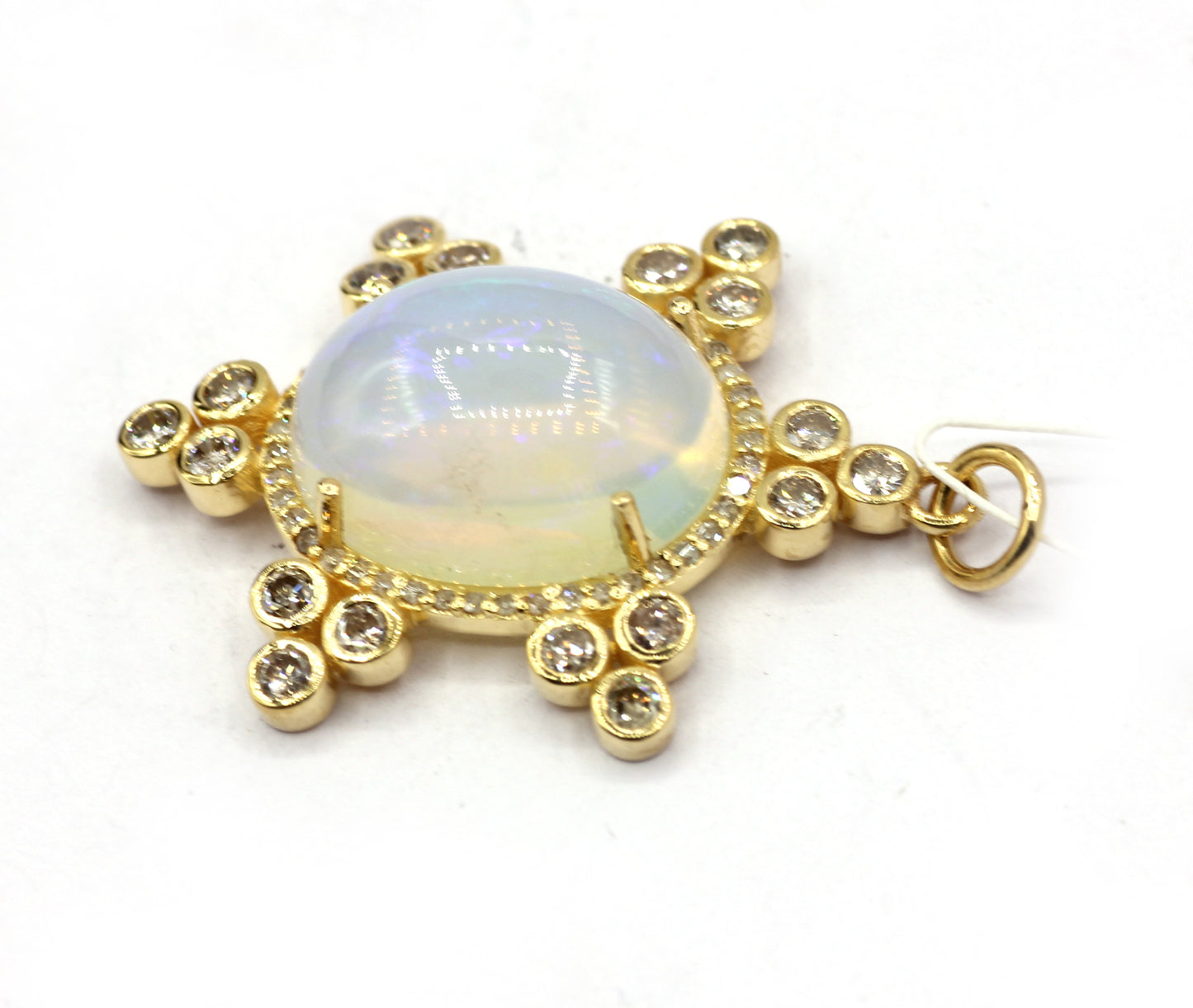 14k Solid Gold Diamond Pendants