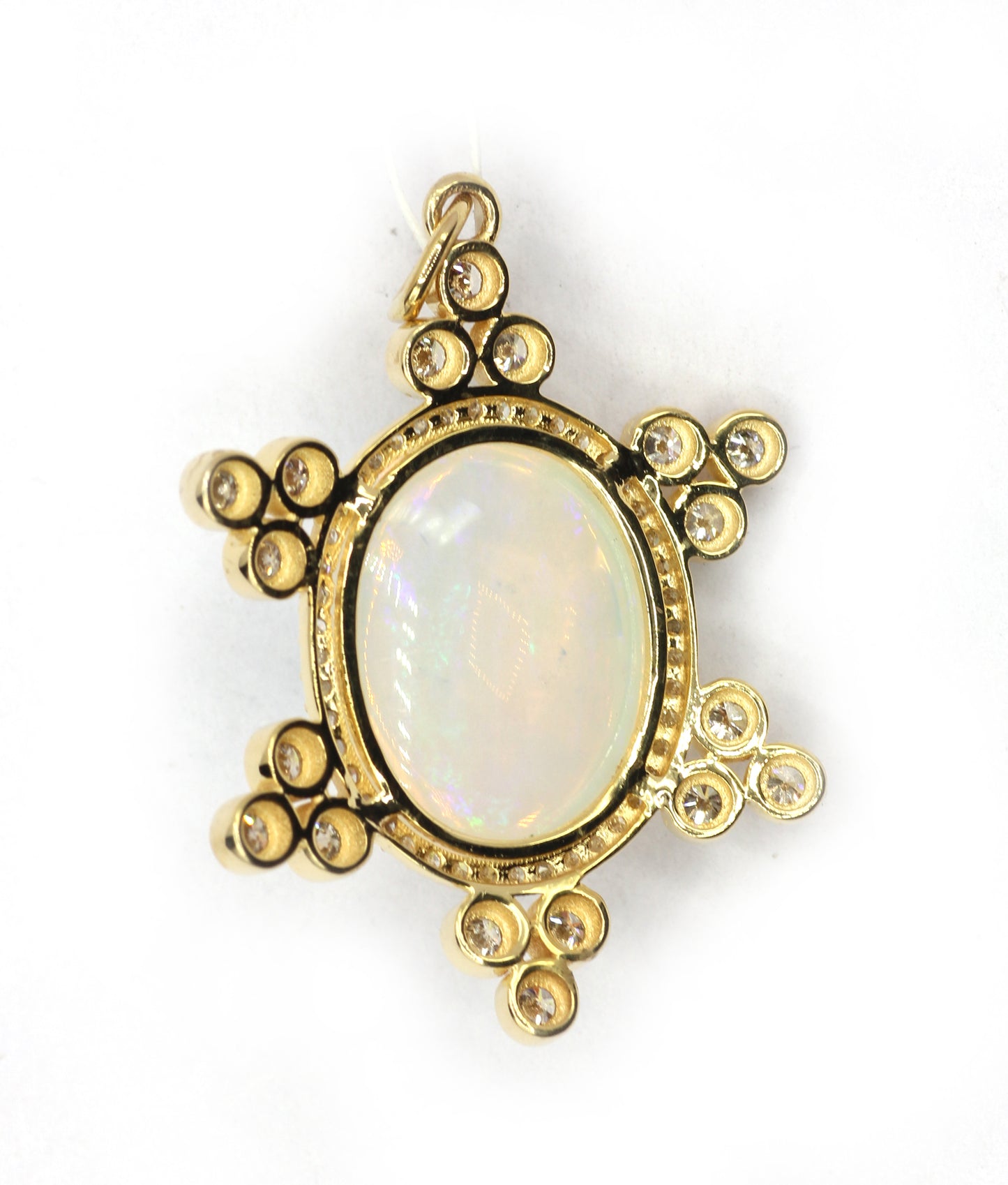 14k Solid Gold Diamond Pendants