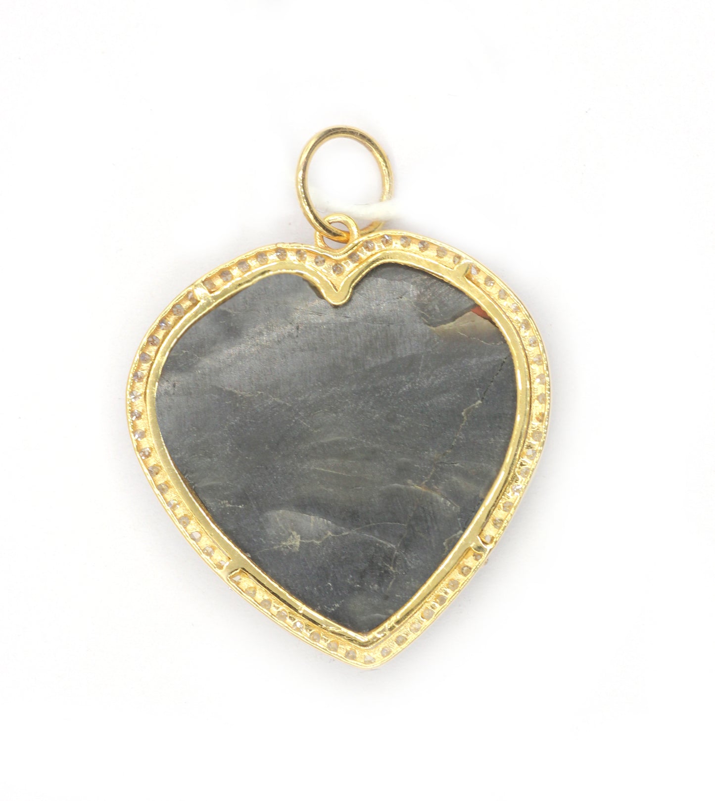 Black Mother of Pearl 14k Solid Gold Diamond Pendants