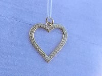 14K Gold Heart Pendant