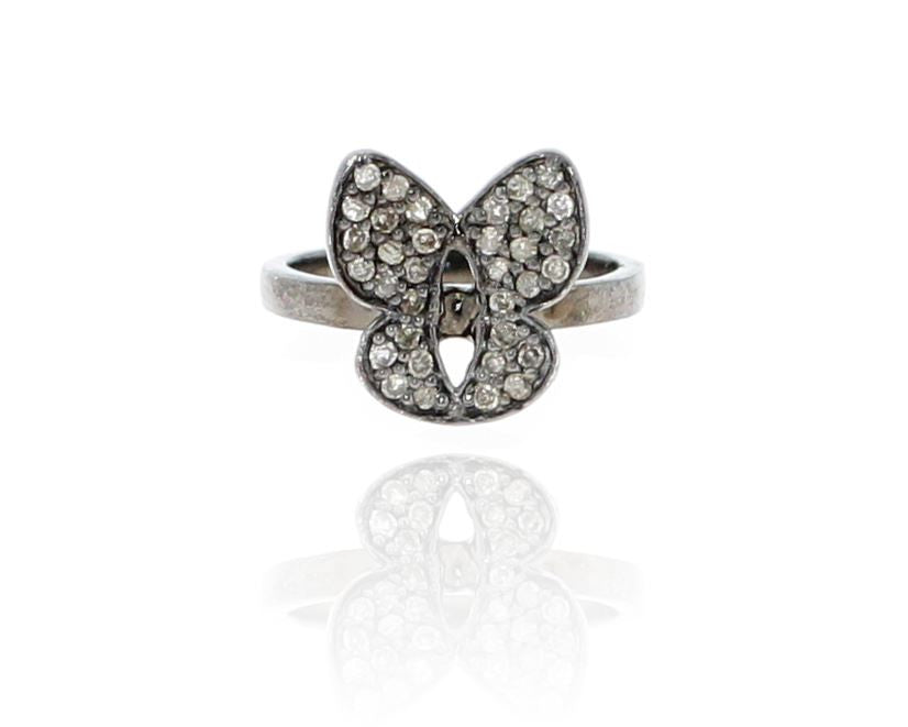 Butterfly Diamond Ring
