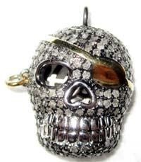 Silver and Diamond Pave PENDANT & CHARMS