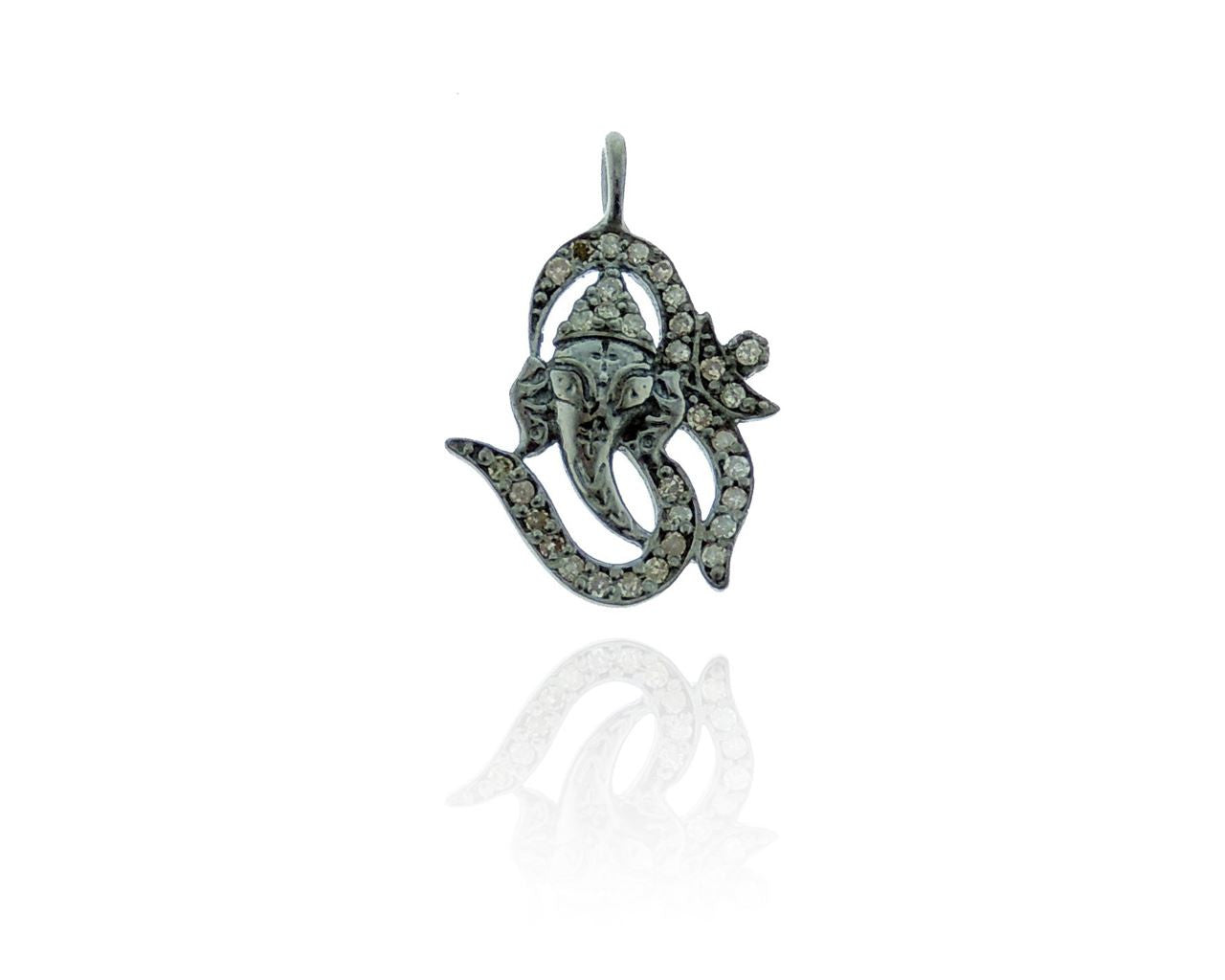 Silver and Diamond Pave PENDANT & CHARMS