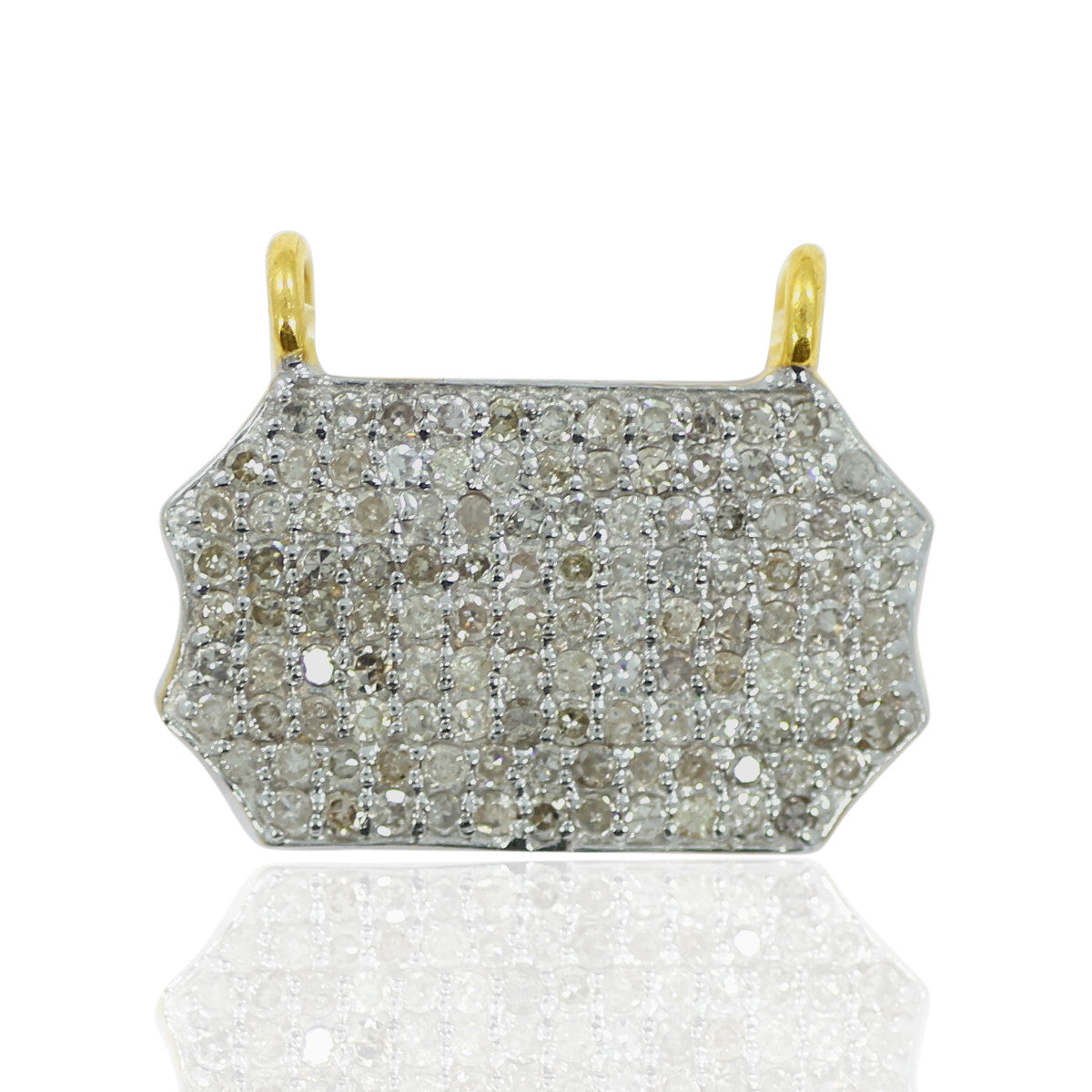 14k Solid Gold Diamond Pendant