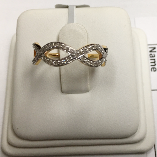 14k Solid Gold Diamond Rings