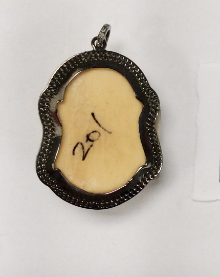 Buddha Face Diamond Pendant