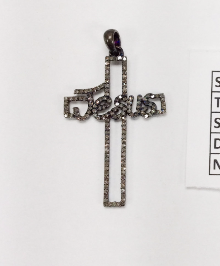 Jesus Cross Diamond Pendant