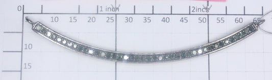 Carved Bar Necklace Connector Pendant