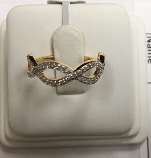 14k Solid Gold Diamond Rings