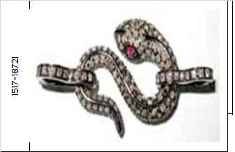 Silver and Diamond Pave Connector Charms