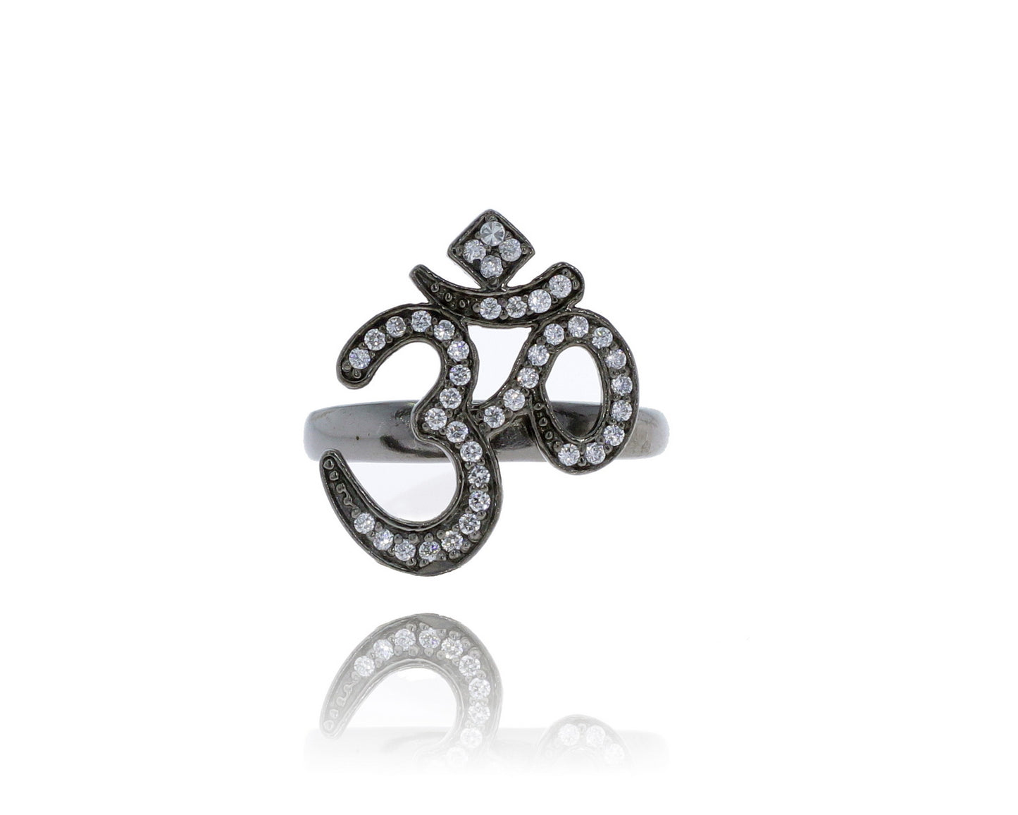 Om Blue Sapphire Charms