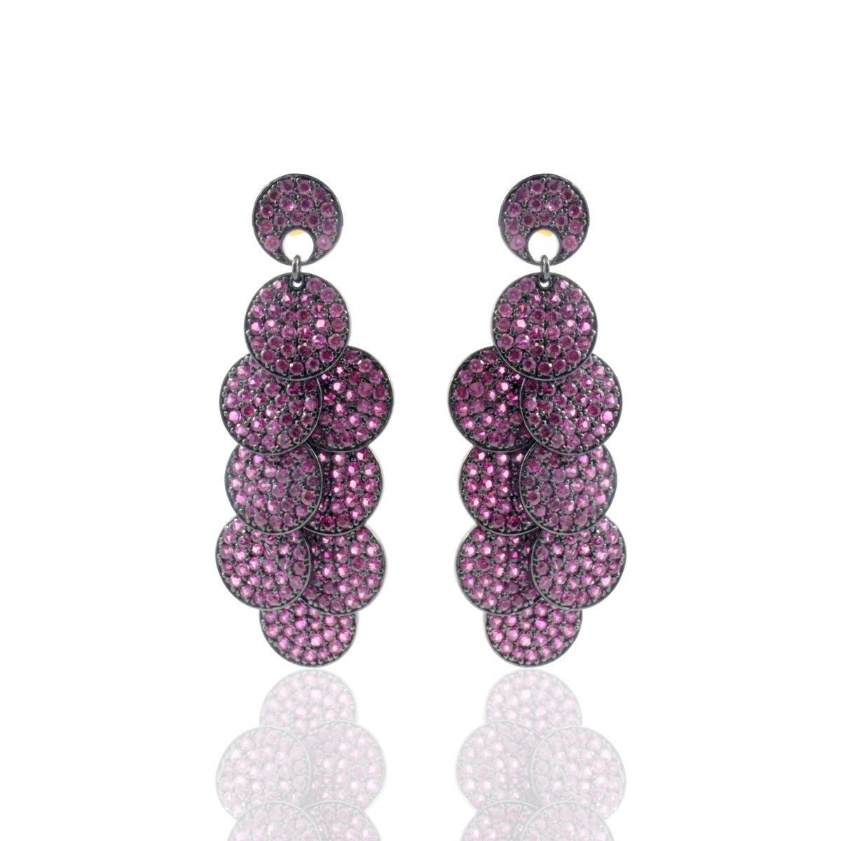 Ruby Natural Earrings