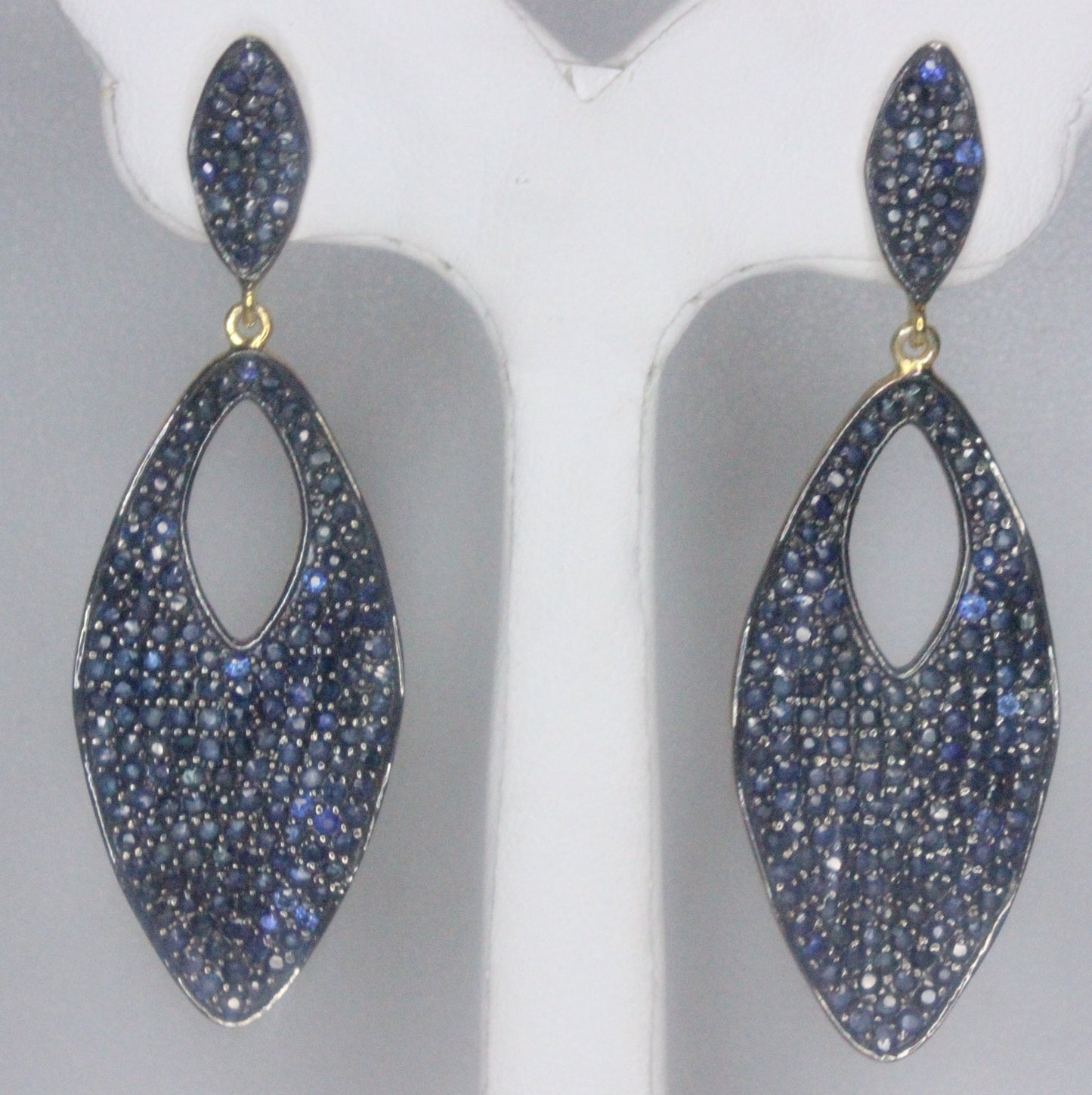 Fancy Shape Party Sterling Silver Earrings