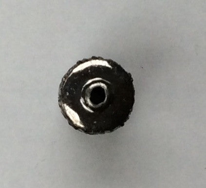 Tube Diamond Bead .925 Oxidized Sterling Silver Diamond Beads, Genuine handmade pave diamond Beads Size Approx 0.76"(7 x 19 MM)