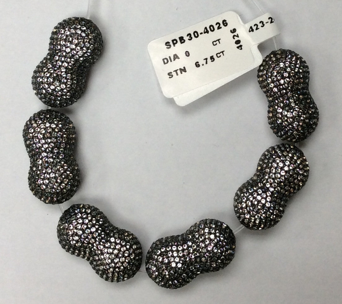 Nugget White Topaz Bead