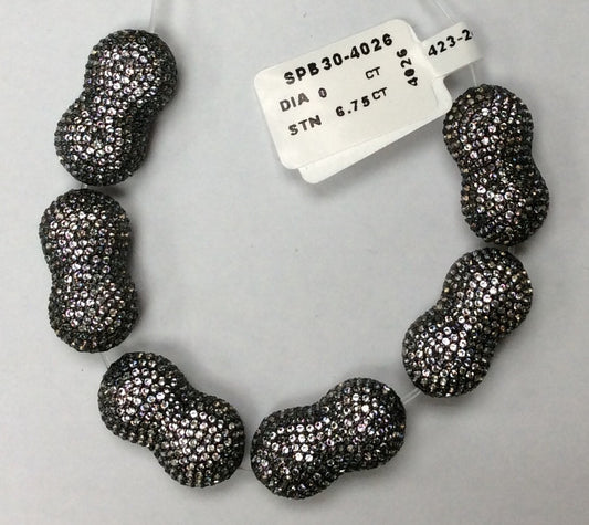 Nugget White Topaz Bead