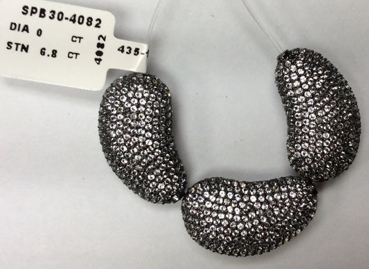 Nugget White Topaz Bead