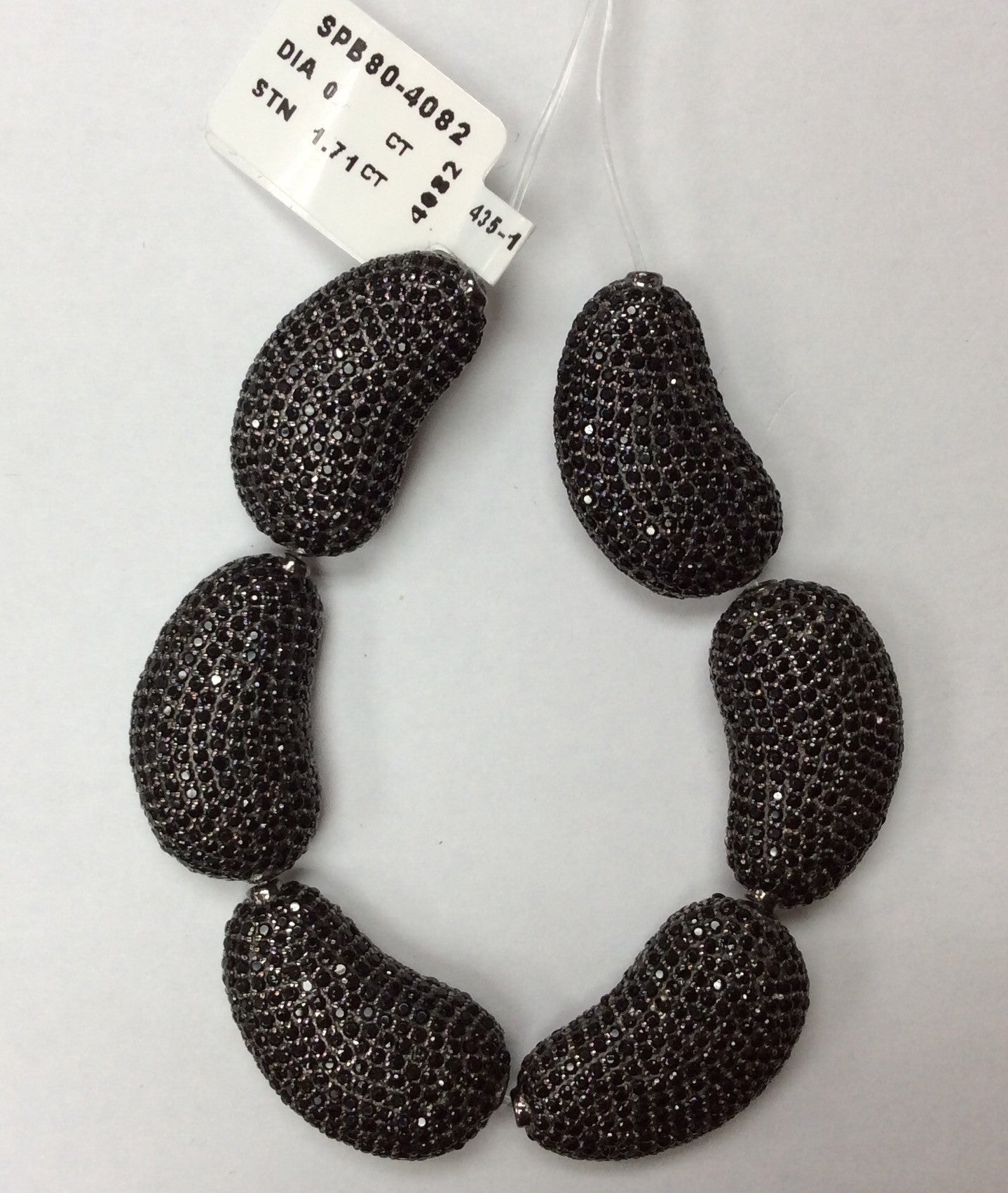 Nugget Black Spinel Bead