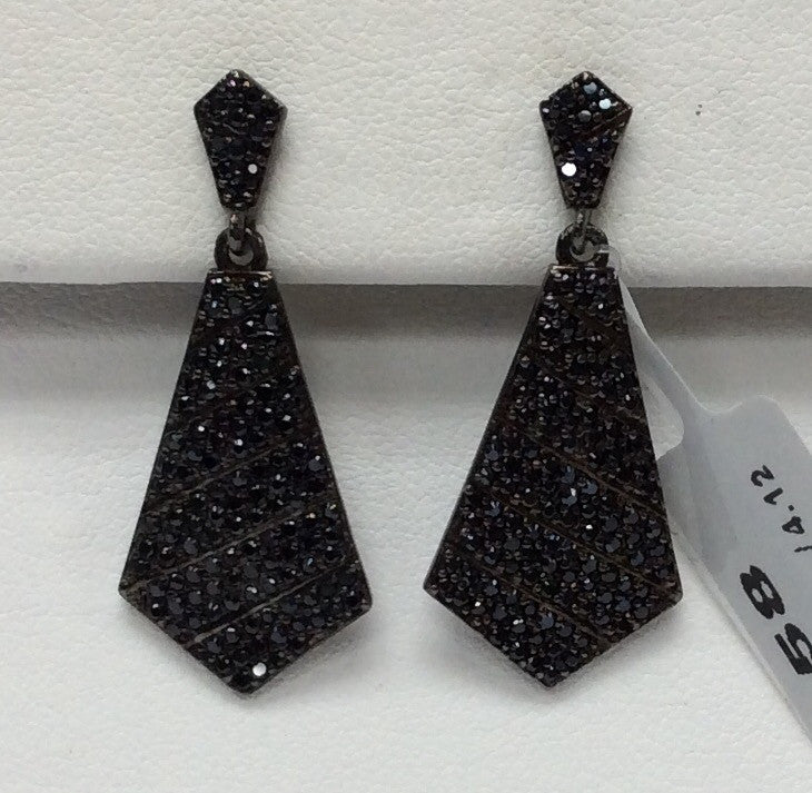 Earring Black SpInel
