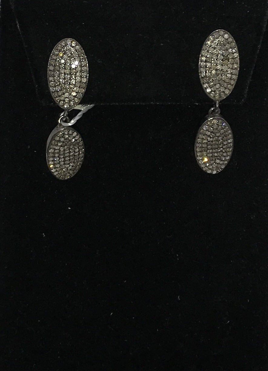 Small double oval Earring