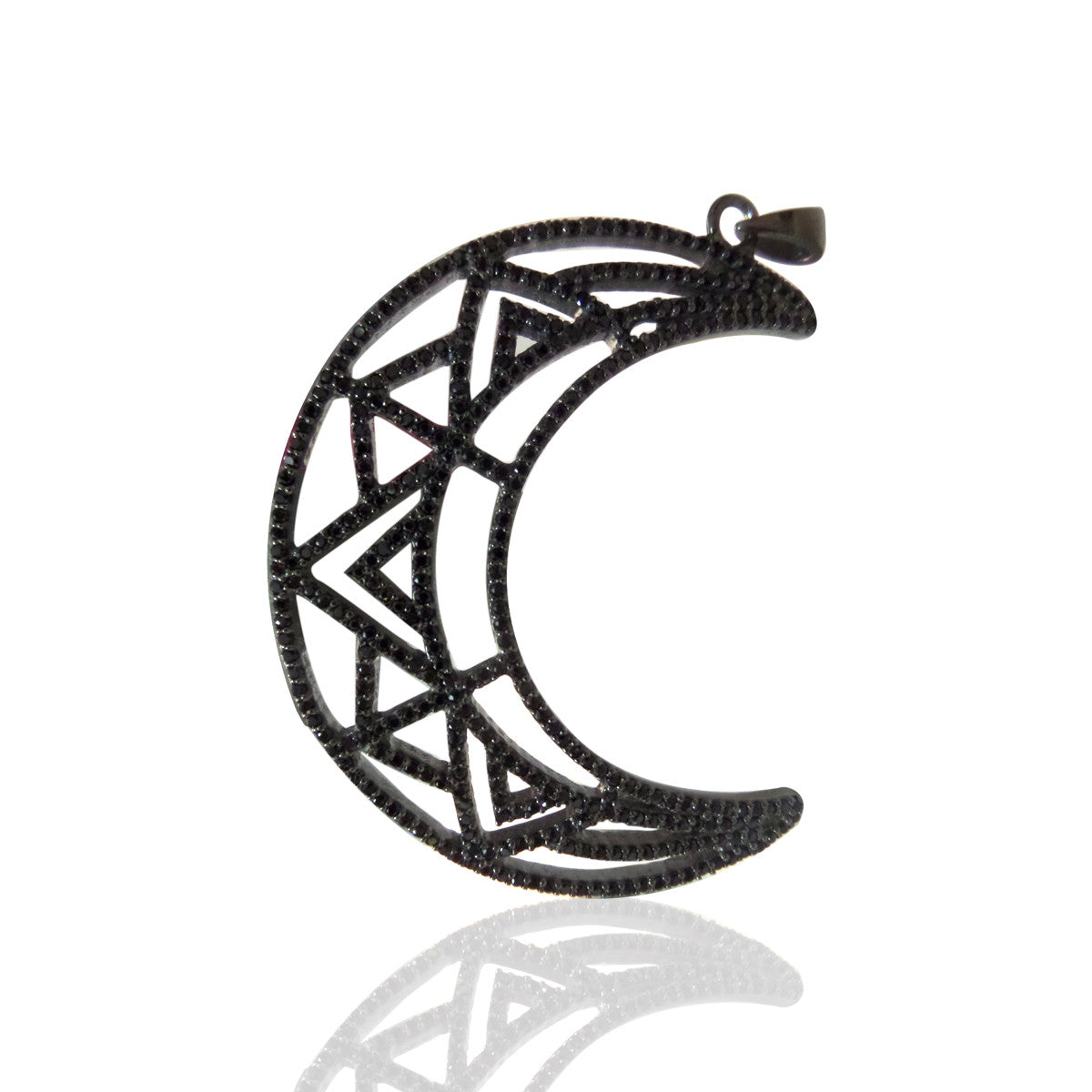 Moon Shaped Diamond Charm