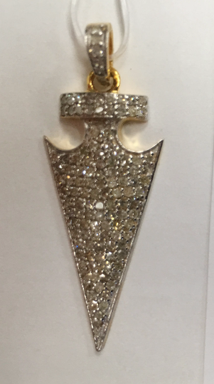 14k Solid Gold Diamond Pendants
