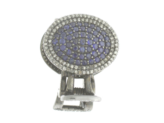 RUBY AND DIAMOND HAIR CLIP