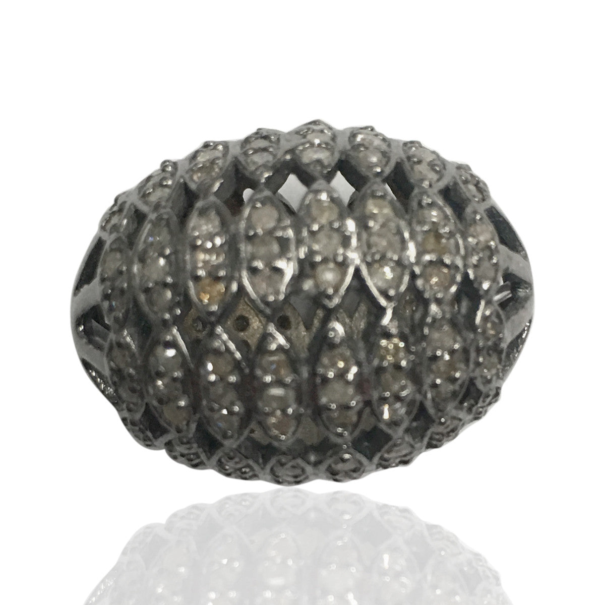 Oval Diamond Bead