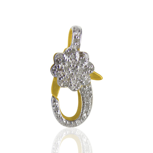 14k Solid Gold Diamond Clasps