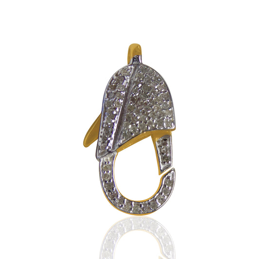 14k Solid Gold Diamond Clasps