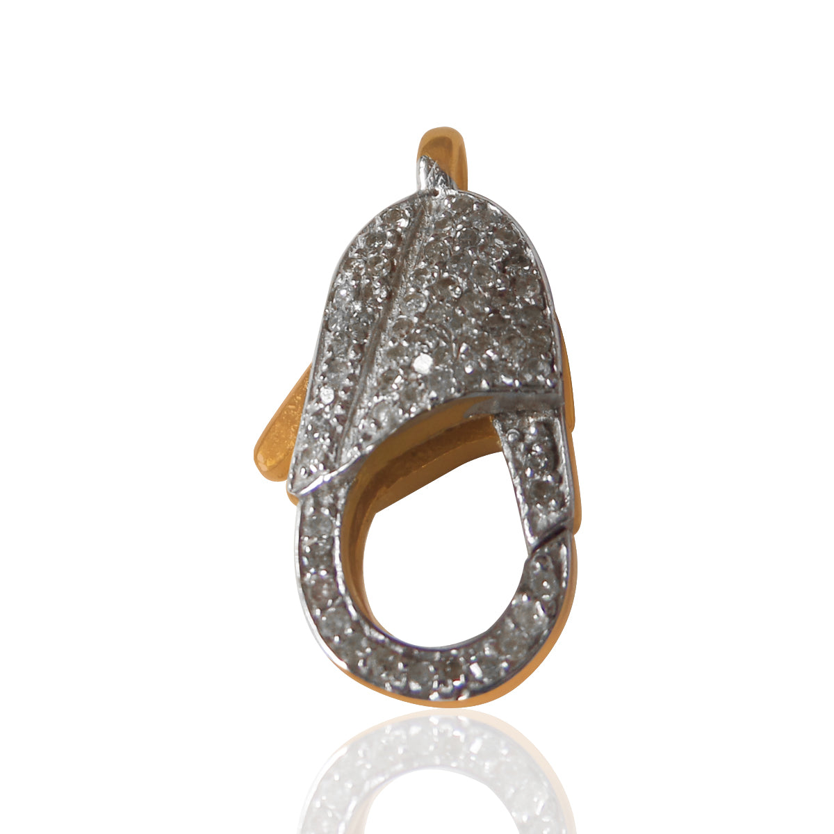 14k Solid Gold Diamond Clasps