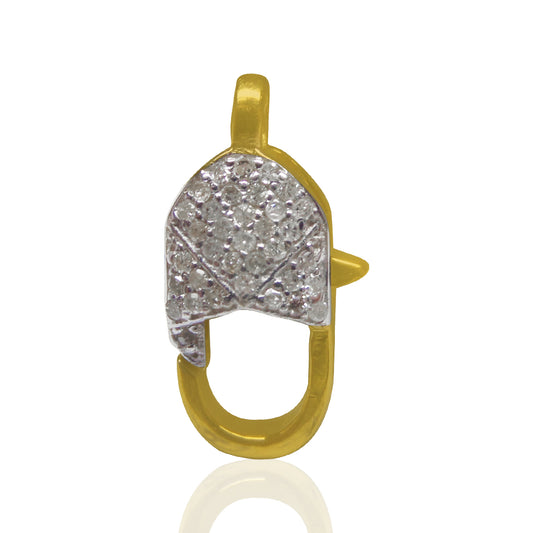 14k Solid Gold Diamond Clasps