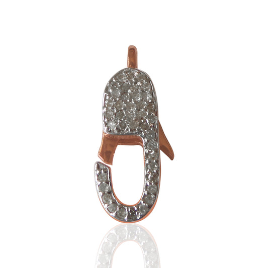 14k Solid Gold Diamond Clasps