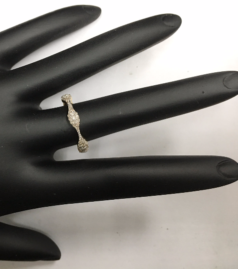 14k Solid Gold Designer Gold Ring Band