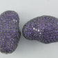 Nugget Shape Pave Beads with Diamond And Gemstone