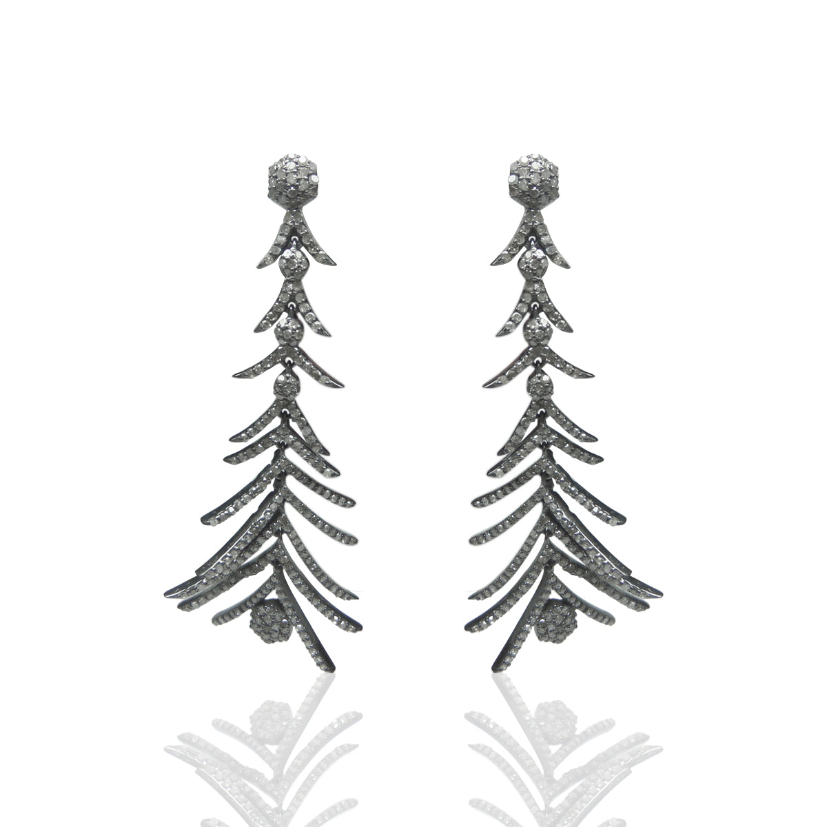 Diamond Art Deco Earrings