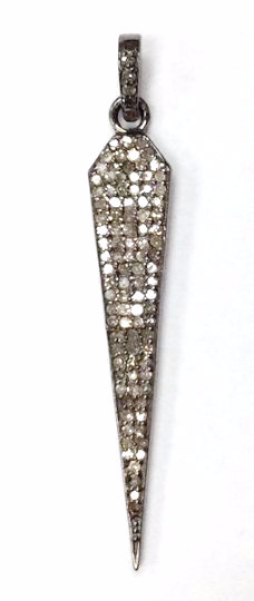 Pave Diamond Spike Charms