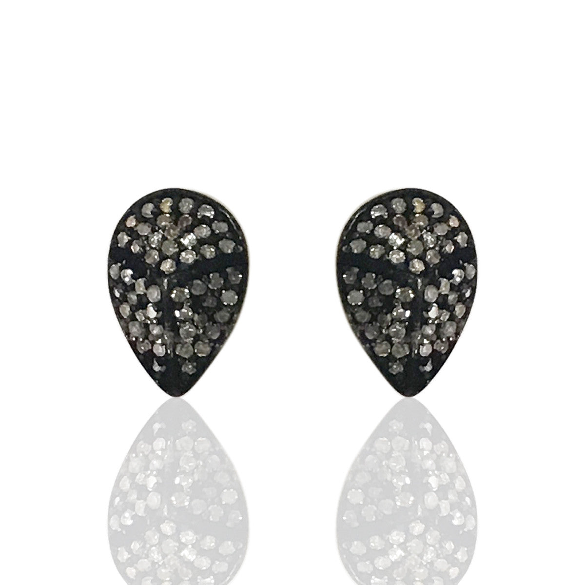 Drop Shape Diamond Earring Stud