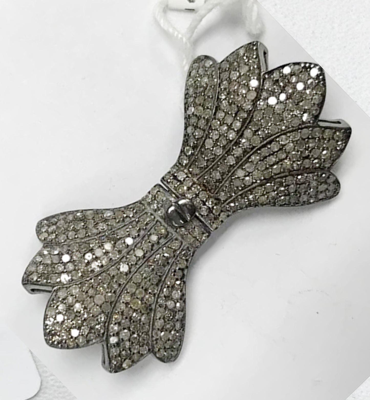 Bow Tie Shape Diamond Pendants & Charms.