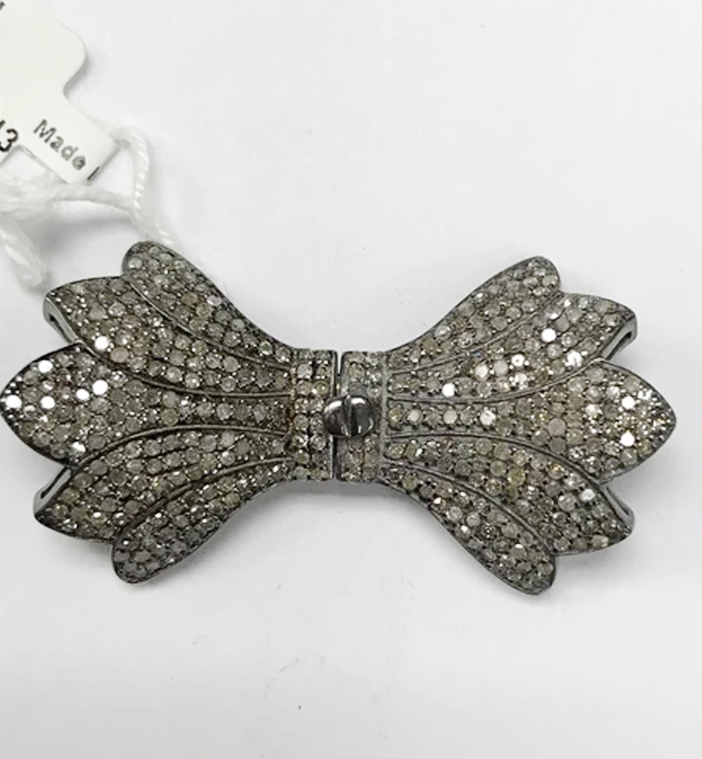 Bow Tie Shape Diamond Pendants & Charms.