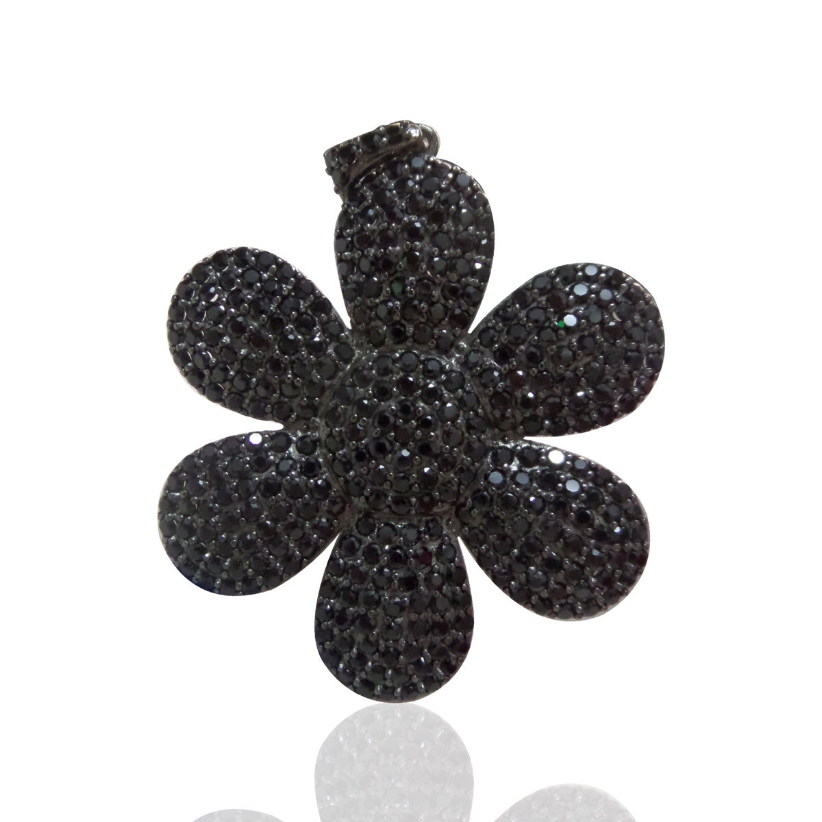 Flower Shape Diamond Pendants
