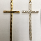 14K Solid Gold Cross Diamond Pendants.