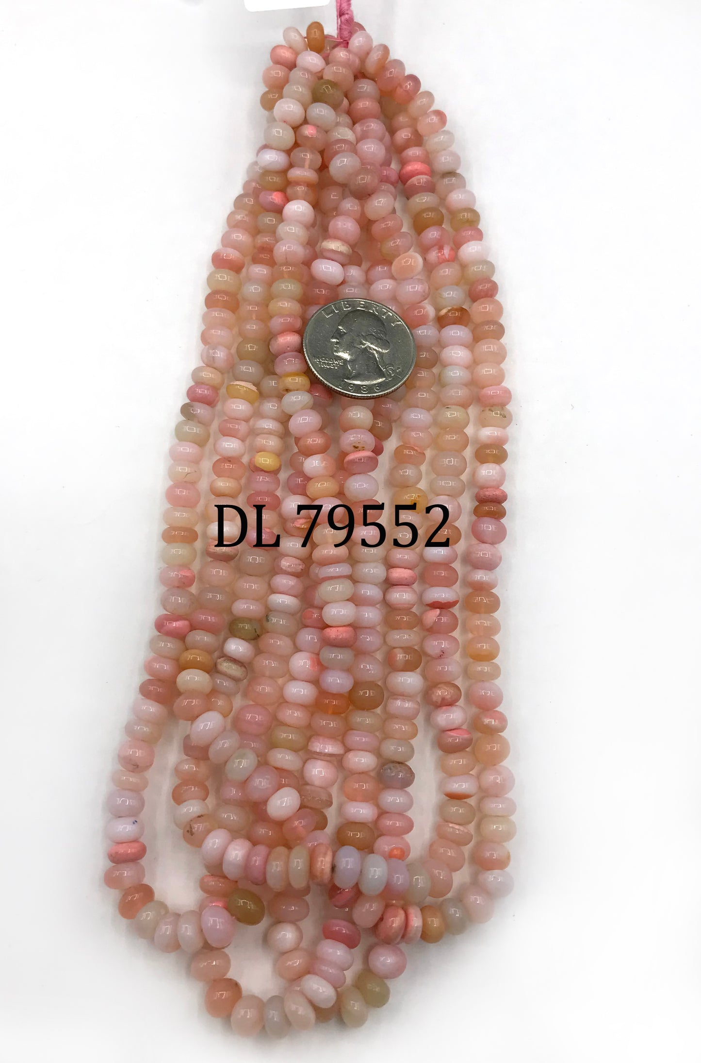 Opal Beads Smooth Rondelle, Dyed Colours