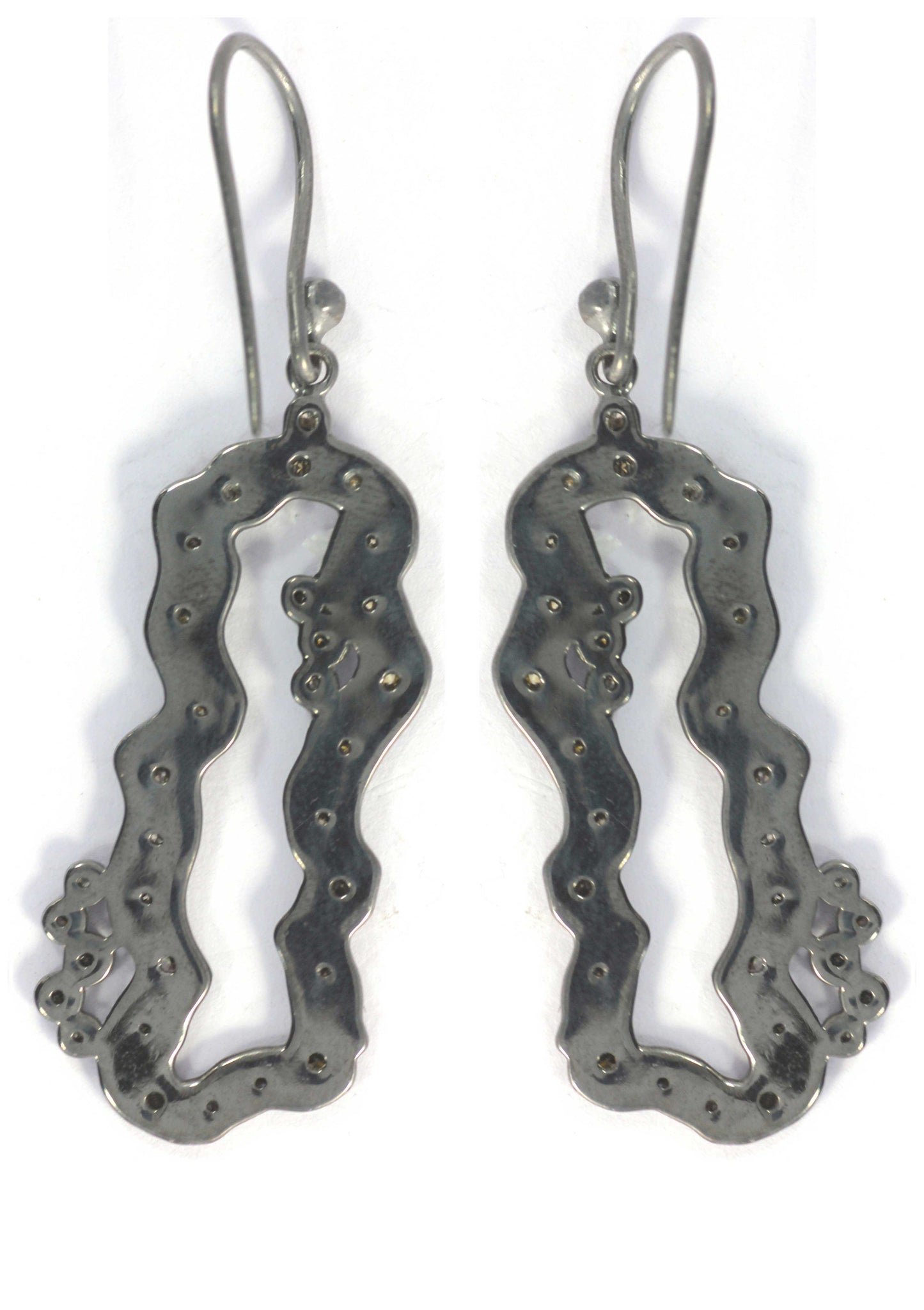 Diamond Silver Earring