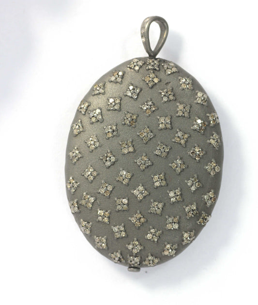 Oval Shape Diamond Pendant