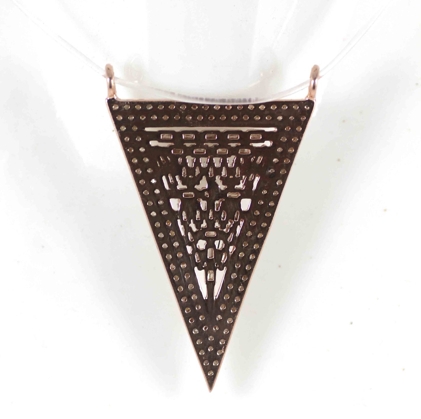 Triangle Shape Diamond Pendant