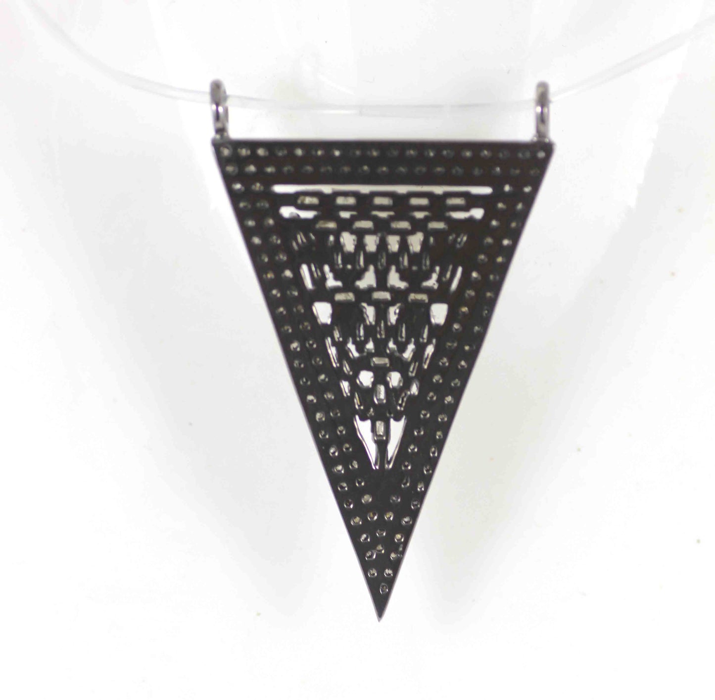 Triangle Shape Diamond Pendant