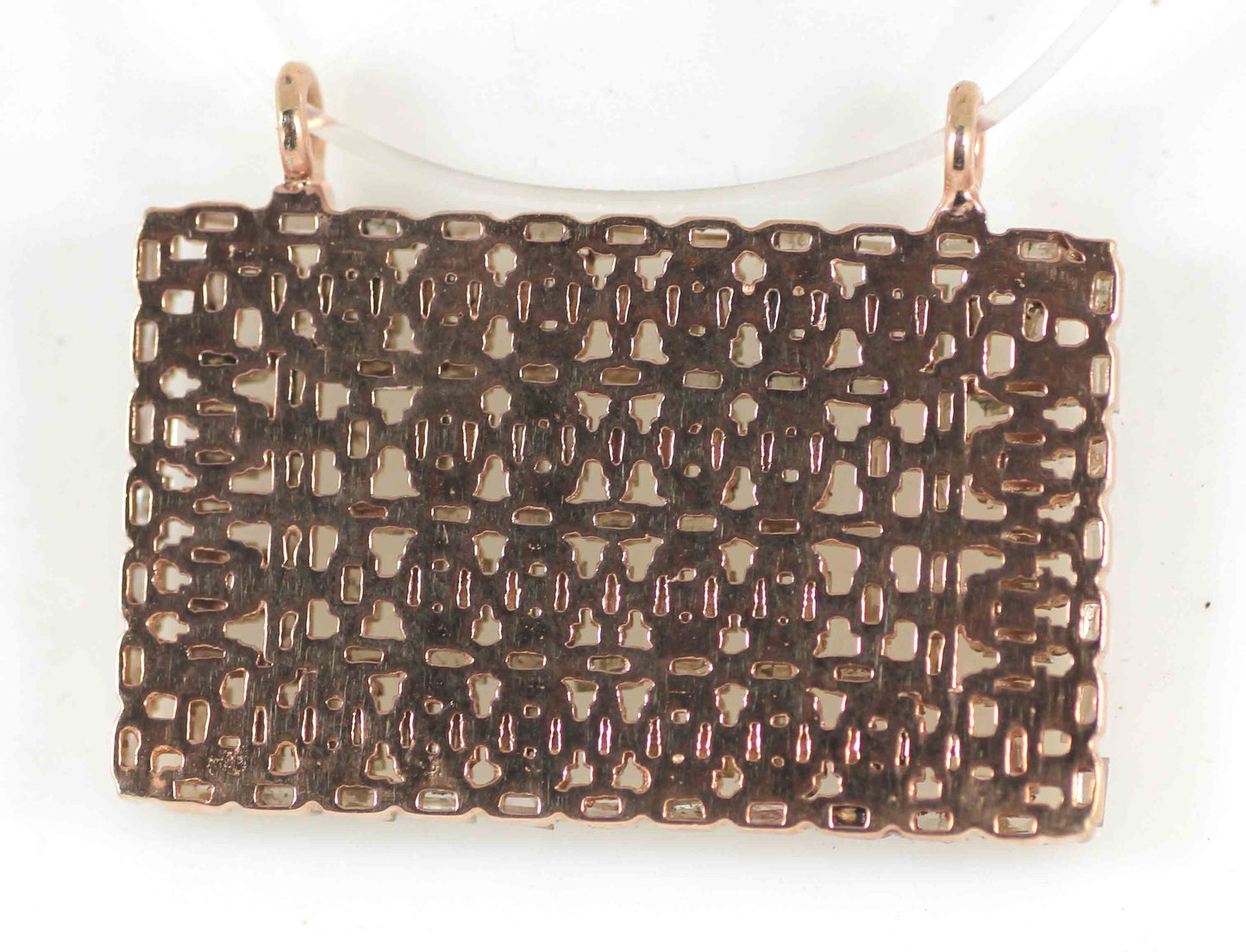 Rectangle Diamond Pendant