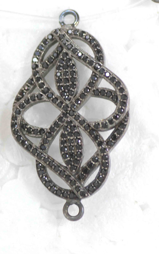 Black Spinel Charm